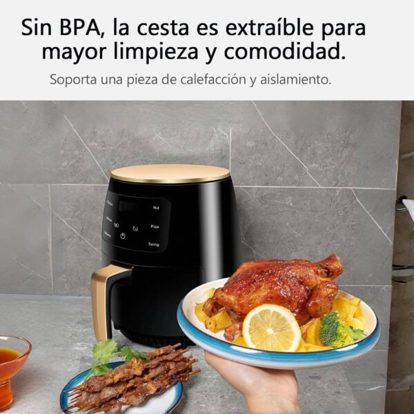 Freidora de Aire 4.5L con 1400W de Potencia - Imagen 3