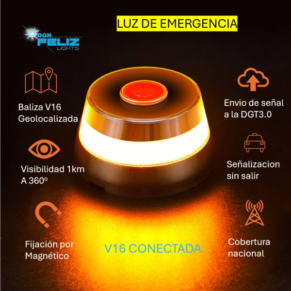 Baliza V16 Geolocalizada Homologada con Conectividad DGT 3.0 - Imagen 3