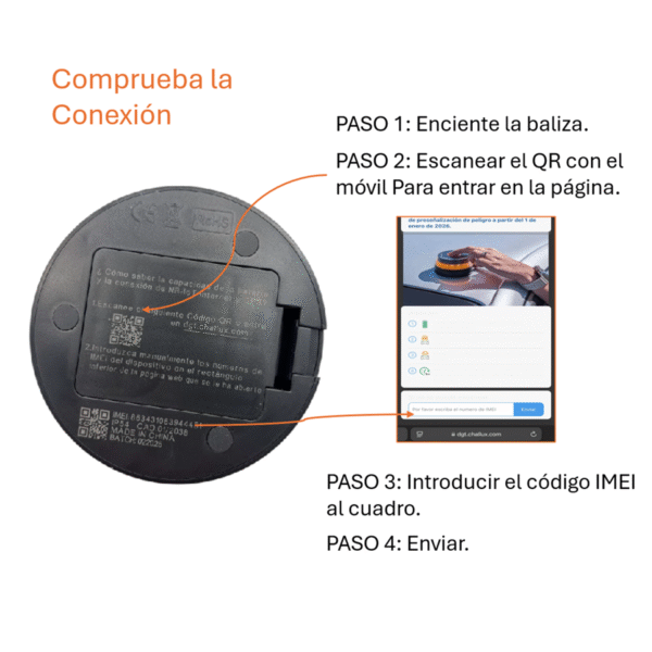 Baliza V16 Geolocalizada Homologada con Conectividad DGT 3.0 - Imagen 8
