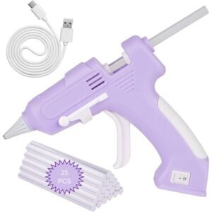 Pistola de Pegamento Inalámbrica Recargable para Manualidades