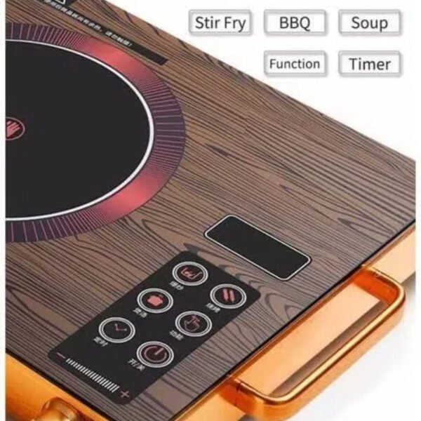Placa vitrocerámica portátil, cocina eléctrica de 2200W - Imagen 4