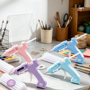 Pistola de pegamento inalámbrica recargable