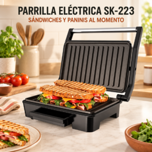 Parrilla eléctrica compacta · 850 W