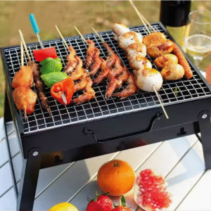 Barbacoa Portátil de Carbón | Ligera, plegable y resistente