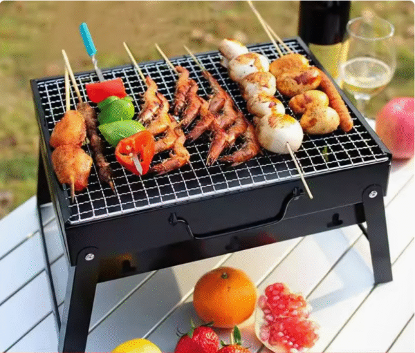 Barbacoa Portátil de Carbón | Ligera, plegable y resistente