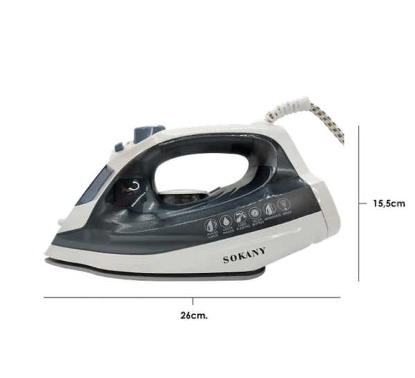 Plancha de vapor de 1600W | Suela antiadherente y 4 modos - Imagen 4