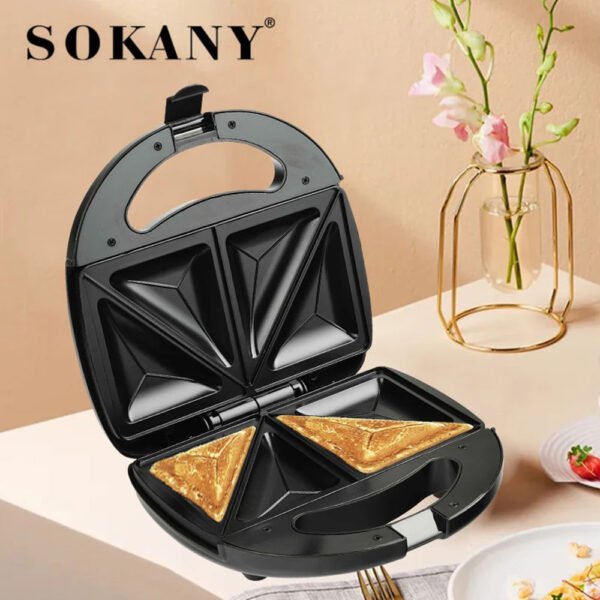 Tostadora de Sándwich Eléctrica 750 W  Antiadherente - Imagen 2