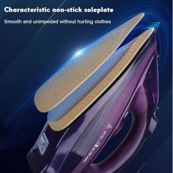 Plancha de vapor inalámbrica 2400W con suela de cerámica - Imagen 2