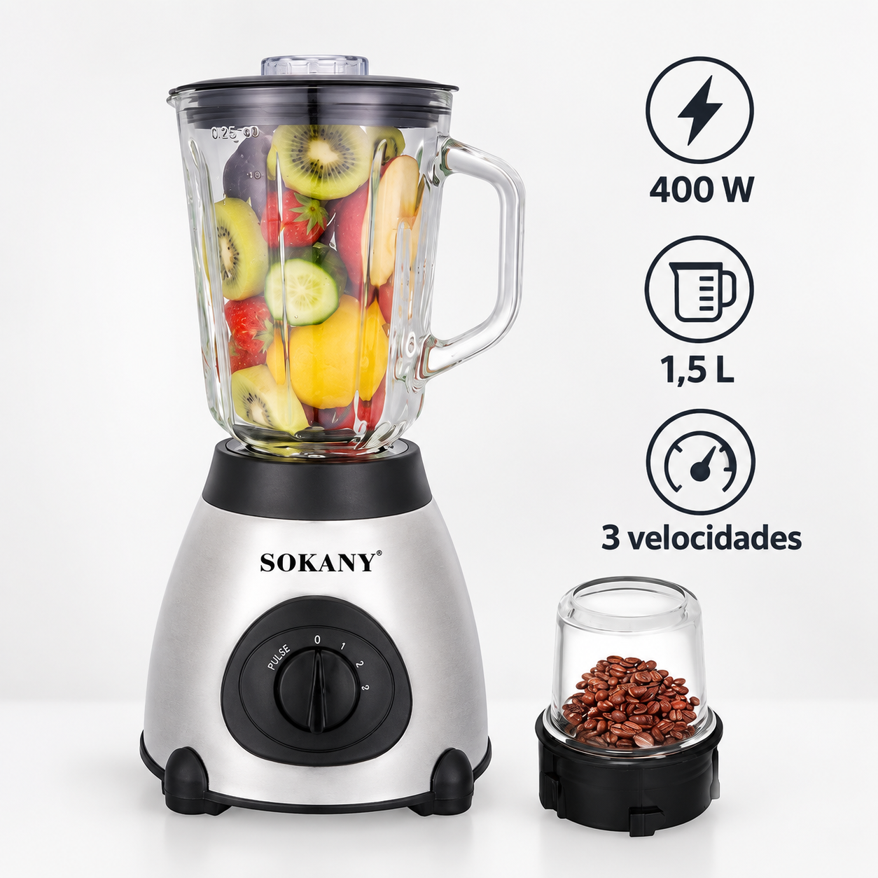 Batidora de vaso · 400 W - Imagen 3