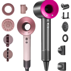 Secador Iónico Profesional 1600W | Motor Digital 110.000 RPM | Control Inteligente de Temperatura | 5 en 1 con Accesorios Magnéticos