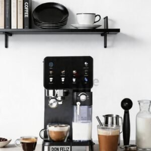 Cafetera espresso 20 bares con leche automática