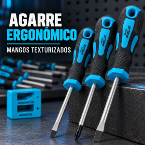 Juego de destornilladores de 11 piezas con magnetizador