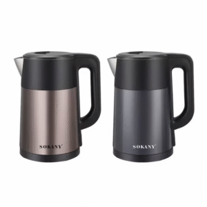 Hervidor Eléctrico de Acero Inoxidable 2,5L 1500W, Hervidor de Agua con Apagado Automático, Base Giratoria 360°, Indicador de Nivel de Agua y Luz LED para Té, Café y Uso Doméstico