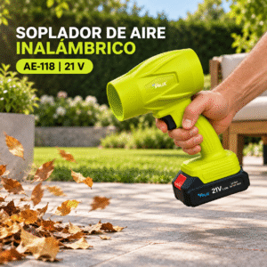 Soplador inalámbrico 21 V con batería extraíble