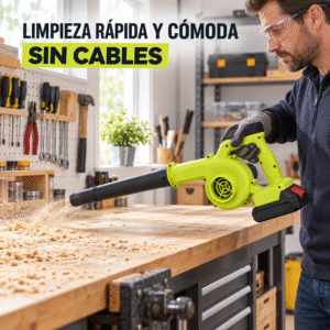 Soplador y aspirador inalámbrico 2 en 1